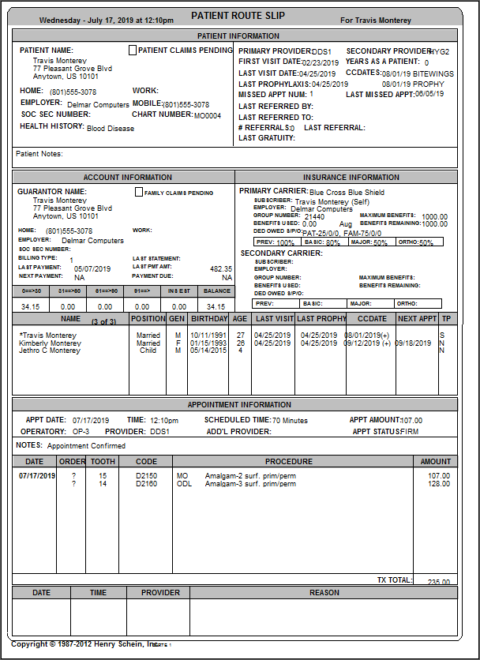 Route Slips or Patient Visit Forms? Which is Right For Your Office ...